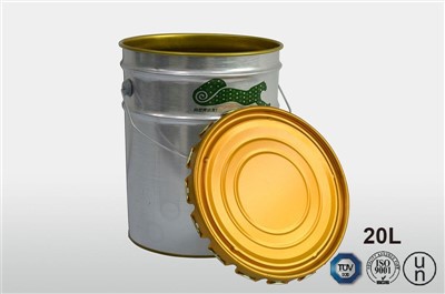 5 gallon stålspand med åbent hoved med rusthæmmer