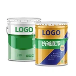 Metal 10 liter malingsspand 3 gallon med indvendig lakbelægning og bøjle låg